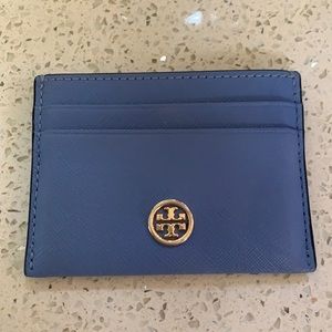 Tory Burch Robinson Leather Card Case